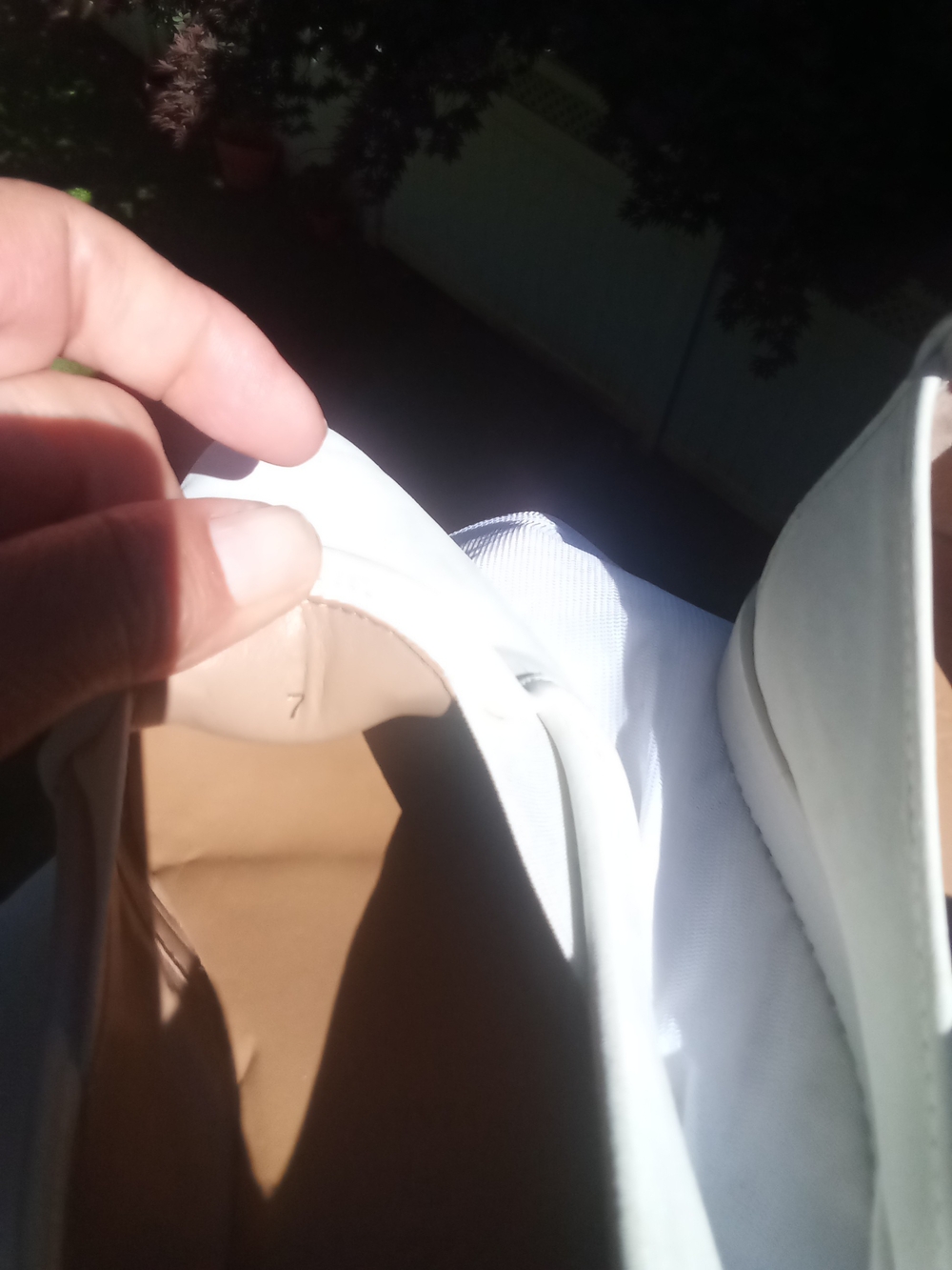 Everlane The Street Shoe Chalk White Leather Slip-On Loafers - Picture 6 of 7